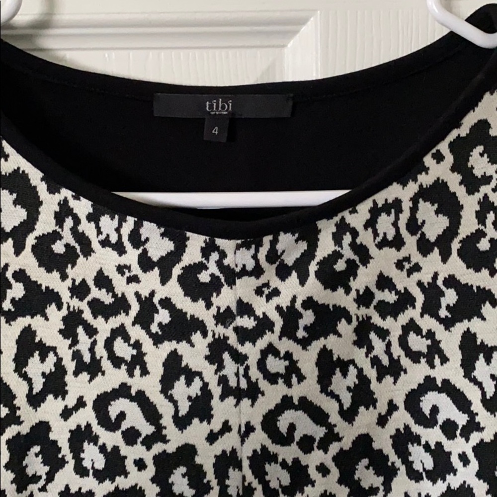 Tibi Leopard Print Sweatshirt With Side Zips - image 3